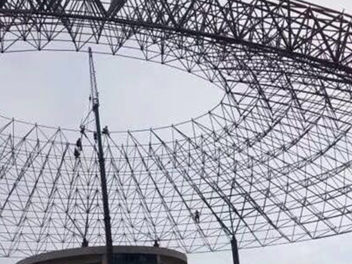 嘉兴篮球馆球形网架厂家价格